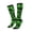 3 Black, variant on Women Crew Soft Moisture-wicking Socks Green Lightning Pattern Design Cotton Socks, One Size fit All