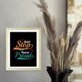 thumbnail image 2 of Designs ByLITA Don't Stop Until You're Proud, 5 x 7 Wooden Wall Print Inspirational (Framed) | Motivational Home Decor, 2 of 7