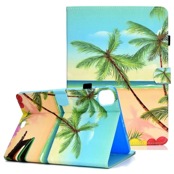 iPad Pro 11 Case (2020 Released, 2nd Generation), Allytech PU Leather Slim Fit Drop Protection Auto Sleep Wake Kickstand Folio Cards Holder Wallet Case Cover for Apple iPad Pro 11 2020,Beach