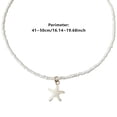 thumbnail image 3 of Elegant Starfishes Beaded Necklace for Everyday Wear or Special Occasions Portable and Sturdy Jewelry for Women, 3 of 7