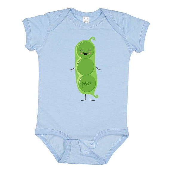 Inktastic Cute Kawaii Peas Boys or Girls Baby Bodysuit