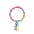thumbnail image 4 of Runquan Bird Rope Perch Cotton Parrot Climbing Rope for Cockatiels Budgies Parakeets F, 4 of 8