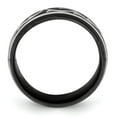thumbnail image 2 of Edward Mirell Black Ti & Sterling Silver Polished Thorn Ring, 2 of 8