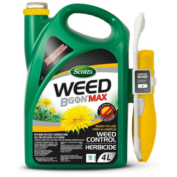 Scotts Weed B Gon Max Ready-To-Use Weed Control with Wand Applicator  4L, Weed B Gon RTU Wand 4L