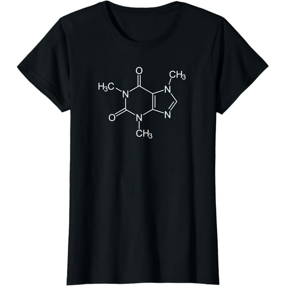 Caffeine Molecule Coffee Lovers T-Shirt T-Shirt