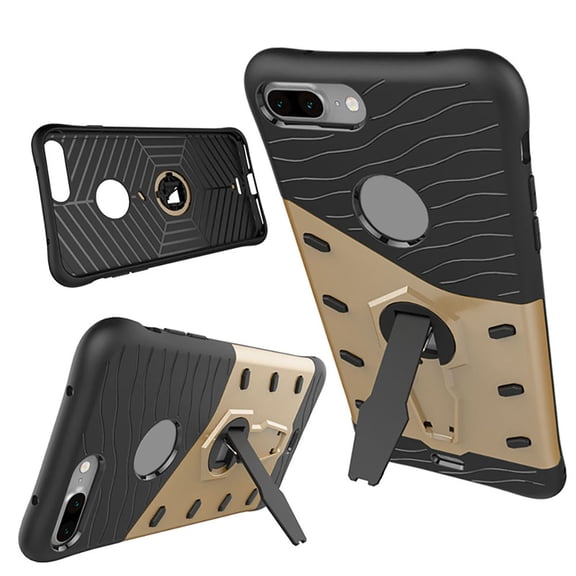 Hybrid Skin Protecion Case with Kickstand for Apple iPhone 7 Plus Exact Fit