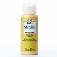 thumbnail image 1 of Folkart Metallic Acrylic Paint Inca Gold, 2 fl oz, 1 of 7