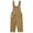 DeepKhaki-2632, variant on KIDSCOOL SPACE Baby Little Girls Canvas Overalls,Toddler Boys Ripped Holes Casual Workwear,Light Kkaki,3-4 Years