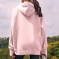thumbnail image 6 of Ahdbta Womens Hoodies Pullover Fleece Sweatshirts Long Sleeve Hooded Sweatshirt with Thumb Holes Fall Winter Fashion Workout Pullover Tops, 6 of 8