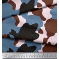 thumbnail image 3 of Soimoi Poly Georgette Fabric Two Tone With White Camouflage Print Fabric by Yard 42 Inch Wide, 3 of 3