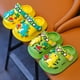 thumbnail image 3 of Zapatos de jardín con diseño de dinosaurio para niños y niñas, con dibujos animados, antideslizantes, de suela suave, para verano, para niños, para usar en la playa, 3 of 5