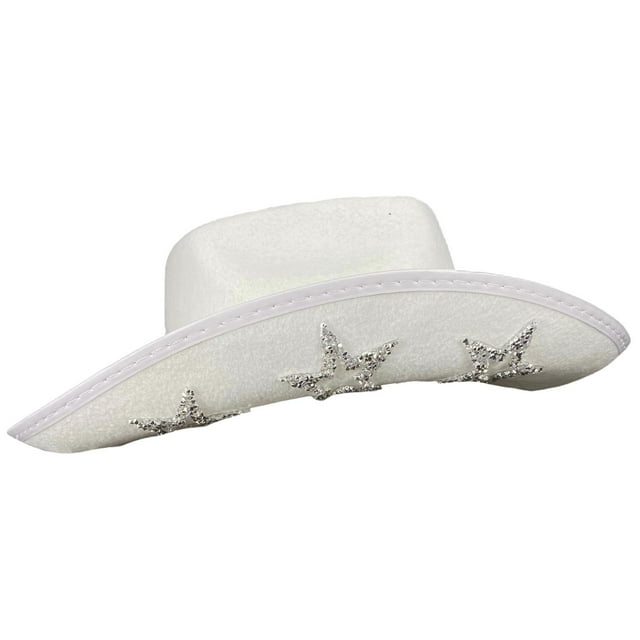 Sombrero de vaquero Lentejuelas Ligero Cómodo con cuello Dibujar Cuerda Sombreros para el sol Sombreros de para accesorios de SM SunniMix Sombrero de vaquero