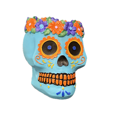 Ashland Day of the Dead Table Top Candle Holder 5.25 inches tall