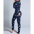 thumbnail image 2 of Mono de Navidad con solapa para mujer, ropa de dormir Sexy para adultos, mono con abertura en el trasero, pijama de Navidad, camisón largo 2021, 2 of 3
