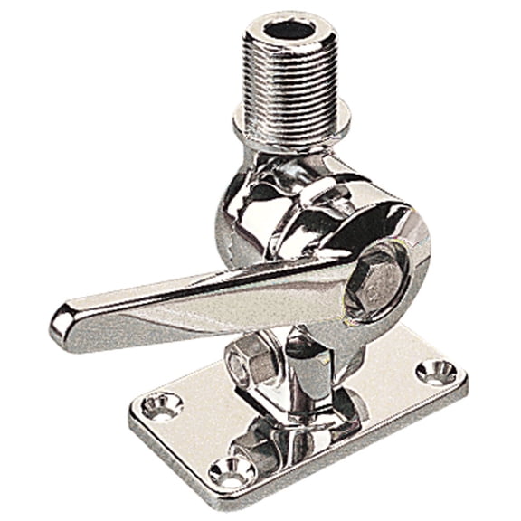 Sea Dog Adjustable Antenna Base, Chrome-Plated