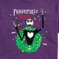 thumbnail image 2 of The Nightmare Before Christmas - Frightfully Festive Wreath - Men's Short Sleeve Graphic T-Shirt, 2 of 4