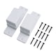 thumbnail image 2 of 2Pcs Door Barricade Brackets Door Latch Bolts Holder Heavy Duty Reinforcement Door Lock Metal Bar Bracket For Garages Warehouses, 2 of 10