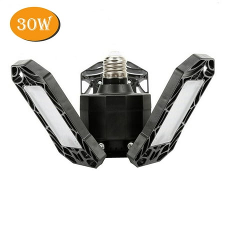 

360 Degrees Triple Garage Light garage LED light Indoor Folding Garage Lamp Waterproof Foldable LED Light 30W