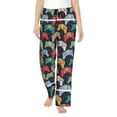 thumbnail image 1 of Balery Retro Video Game Pantalones de pijama para mujer, pijamas ultraligeros, pantalones de estar por casa-Medium, 1 of 6