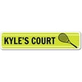 thumbnail image 2 of Tennis Novelty Sign, Metal Wall Decor - 4x18 inches, 2 of 4