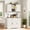 White, variant on Haverchair 71" Kitchen Pantry Storage Cabinet, Farmhouse Hutch Cabinet with Microwave Stand, Tall Food Pantry Cabinets w/2 Drawers & 6 Hooks, Charging Station, Storage Cabinets for Dining Room