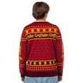 thumbnail image 4 of Harry Potter Sweater Men's Hogwarts House Crests Logo Ugly Christmas Sweater Crewneck Knit Pullover, 4 of 5