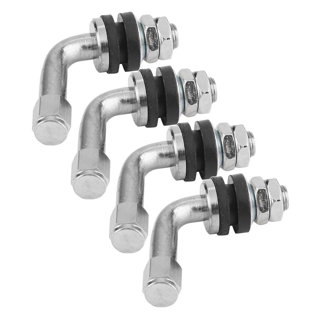 Mgaxyff 4pcs 90 Degree Angle Tire Valve Stems for Car Motorcycle Tyre