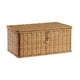 thumbnail image 1 of Canasta de almacenamiento con tapa rectangular Práctico decorativo Organizador casero Bin de almacenamiento para el dormitorio de la oficina Desk Baño 29CMX21CMX15CM, 1 of 8