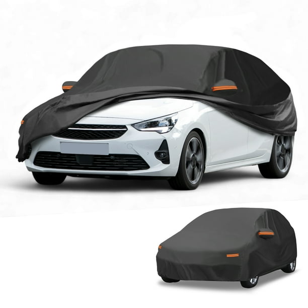 Funda para automóvil impermeable para Vauxhall Corsa 1993-2023 con franjas reflectantes