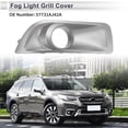thumbnail image 2 of Cubierta de rejilla de luz de niebla delantera derecha única para Subaru Outback 2010-2012, inserciones de luz de niebla del parachoques delantero, No. 57731AJ42A, ABS, 1 Pc, 2 of 7