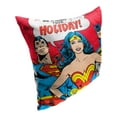 thumbnail image 2 of The Northwest 1JUS-69500-0002-OOF 18 x 18 in. Warner Bros. Justice League Be A Holiday Hero Throw Pillow, 2 of 2