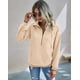 thumbnail image 3 of Sudadera PRETTYGARDEN casual de manga larga para mujer, color albaricoque, 3 of 6