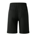 thumbnail image 4 of LEEy-World Shorts for Men Running Shorts for Men Inseam Gym Workout Training Shorts with Zipper Pockets Black,L, 4 of 5
