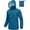 Blue, variant on Men's Waterproof Rain Jacket, Lightweight Packable Hooded Rain Shell with Zip Pockets, Windproof Outerwear for Golf Hiking Cycling Travel