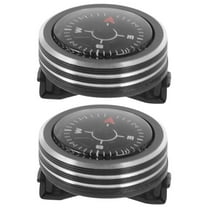HONITANO 2Pcs Practical Compass Detachable Compass Watch for Hiking and Camping Aluminium Alloy 1.0In