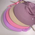 thumbnail image 7 of Adjustable Wide Brim Sun Hat For Women Outdoor UV Protection Breathable Polyester Cotton Linen, 7 of 7