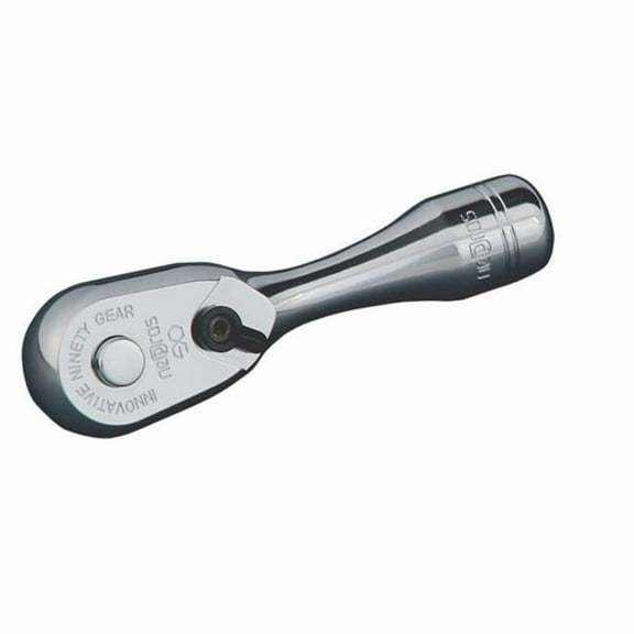 Nepro NPNBR290S 0.25 in. Square Drive 90-Tooth Short Ratchet Handle with 3 in. Stubby