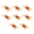 thumbnail image 3 of 8 cebos artificiales para cangrejos, 13 cm, 33,5 g, cebo de pesca suave con anzuelos para agua dulce y salada, color naranja y amarillo., 3 of 14