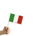 thumbnail image 5 of Dienrx Hand Waving Flag, 10 Pcs Italy Handheld Small Flag Italian Italiano Hand Held Mini Decor Decoration Banner, 5 of 5