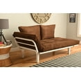 thumbnail image 2 of Kodiak Furniture Versatile Lounger Sofa Bed with Two Pillows, Brown, 2 of 2