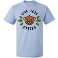 thumbnail image 3 of Inktastic Live Love Otters T-Shirt, 3 of 5