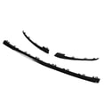 thumbnail image 3 of Car Front Body Kit, Gloss Black Impact  3pcs Front Bumper Trim Molding   Left Middle Right  for Upgrade, 3 of 8