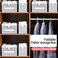 thumbnail image 2 of Cubos De Almacenamiento De Tela, Organizador Plegable De Tela, Caja De Almacenamiento Para Libros, Ropa, Juguetes, Cubos, Armario Para El Hogar, Dormitorio, Organizador De Oficina seitruly HA034628-00, 2 of 6