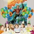 thumbnail image 3 of Aquaman Taspestry Poster Banner Backdrop Background Birthday Balloons Party Supplies Wall Decor, 3 of 5
