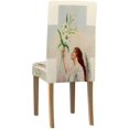 thumbnail image 4 of ABPHQTO Little Holding Shy Kitten in Her Bonnet - Funda protectora para silla, funda protectora para asiento, para comedor, hotel, boda, fiesta, juego de 6, 4 of 4