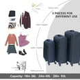 thumbnail image 5 of 2PCS Oxford Suitcase set Traval Luggage Set without password lock Universal Wheel 20+24 inch, 5 of 6
