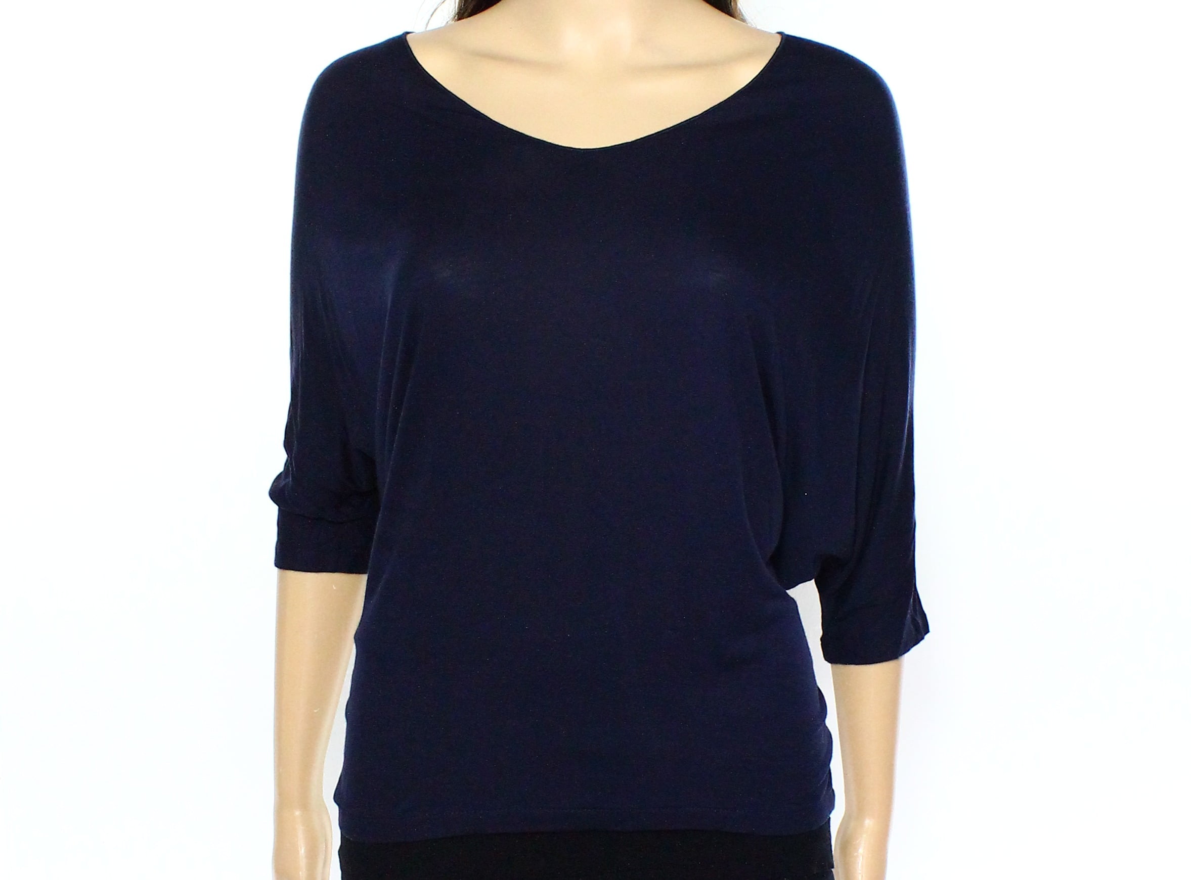 Vince - Vince. NEW Navy Blue Womens Size Small S Scoop Neck Hi-Low ...