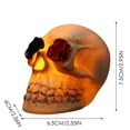 thumbnail image 3 of Head Decoration With LED Lights For Bar Resin Skeleton Head Ornament For Color Changing Night Light for Your Room Boys Projector Night Lights Kids Table Lamp Night Light Bulbs 4, 3 of 3