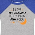 thumbnail image 4 of Inktastic I Love My Glamma to the Moon and Back Boys or Girls Baby Bodysuit, 4 of 5