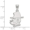 thumbnail image 2 of Sterling Silver S. Rh-Plated Logoart Appalachian State University Large Pendant (25 X 16) Made In United States ss017aps, 2 of 5